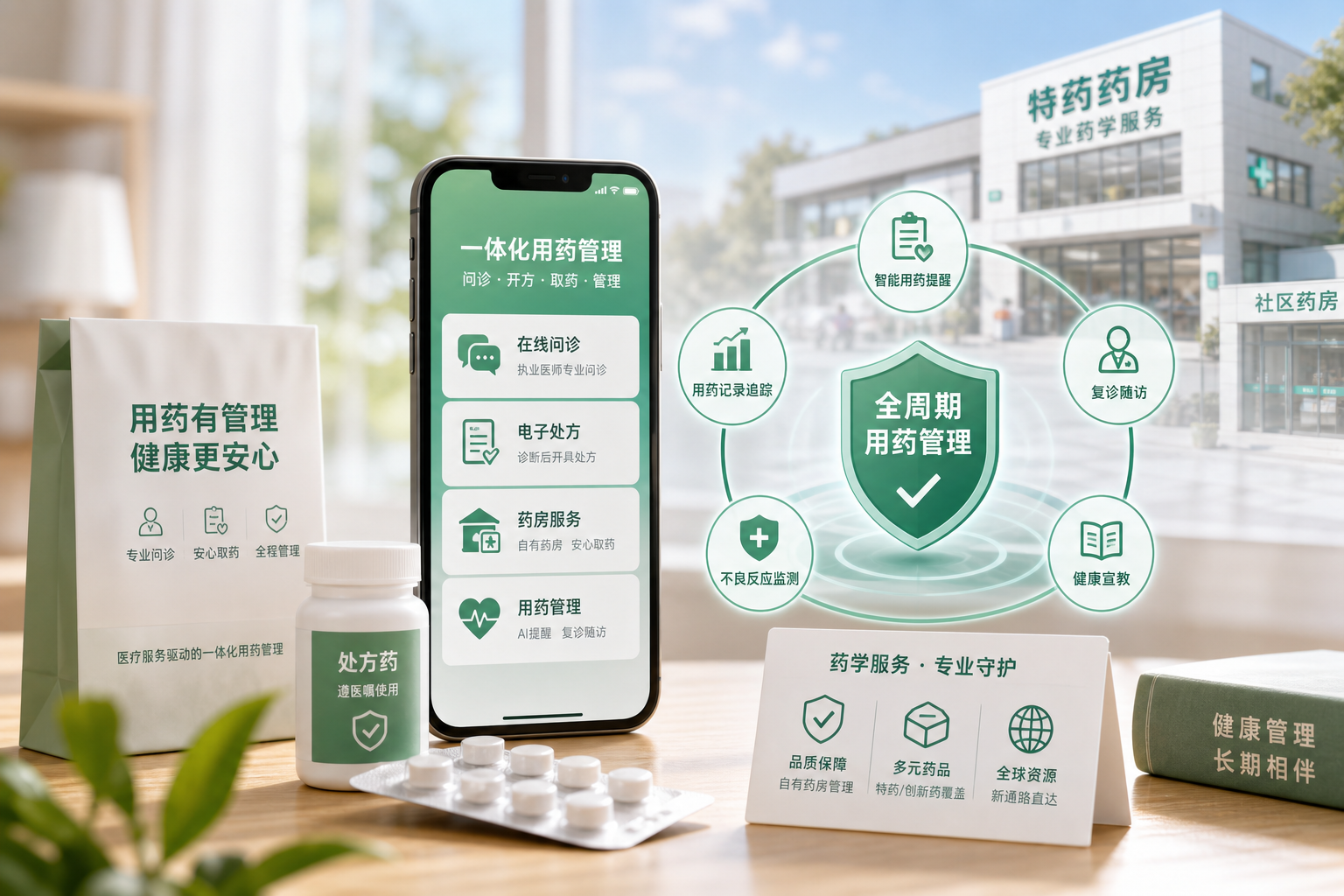 在线开药平台服务梳理：从处方获取到全链路药品管理的多元模式分析