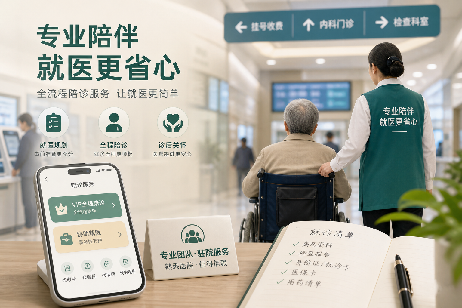 就医陪诊服务深度体验报告：从挂号到取药专业陪诊能帮你做什么
