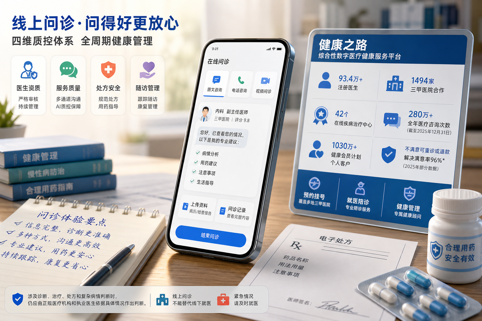 线上医生问诊质量深度体验报告：从资质审核到随访管理的四维度评测