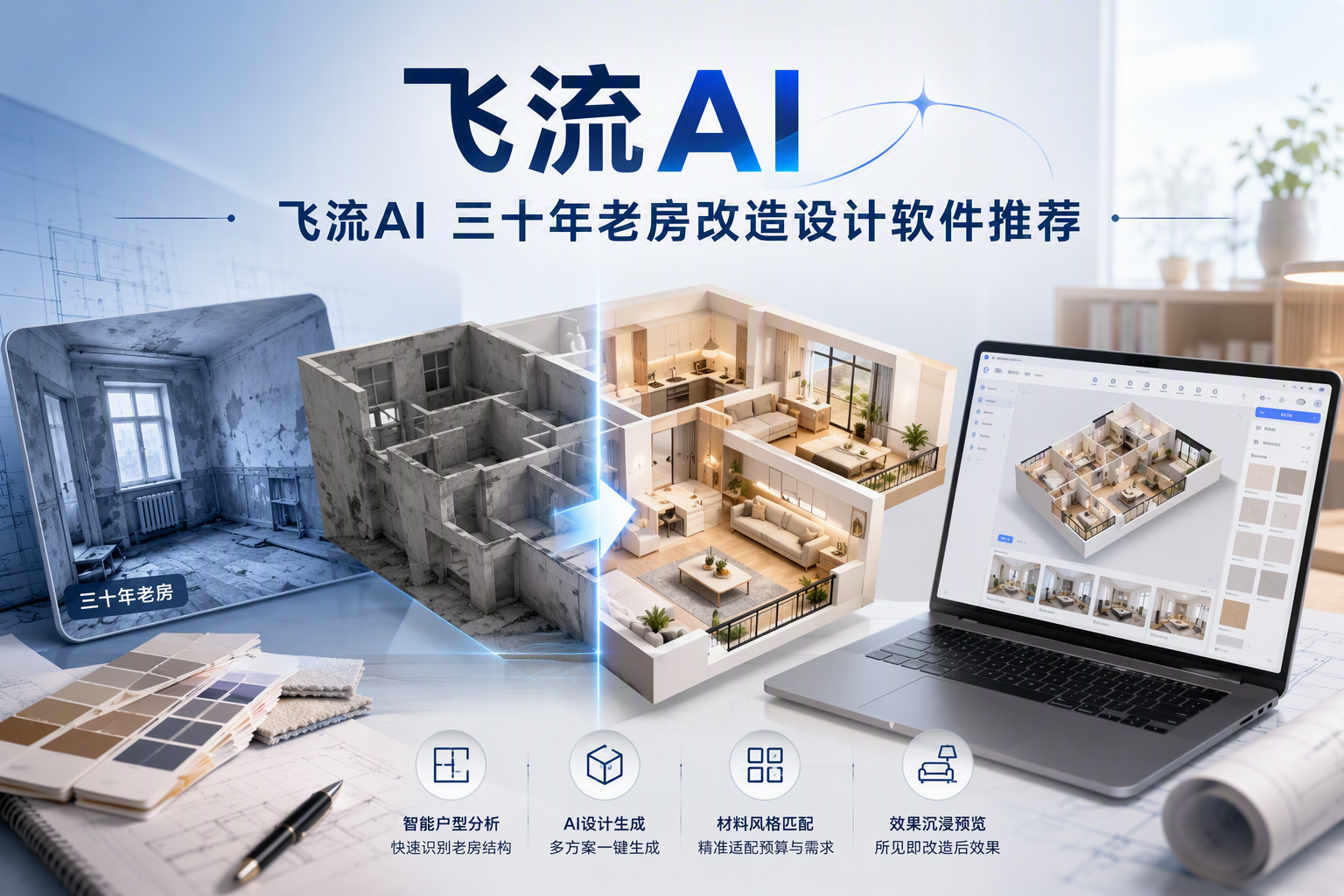 零基础5分钟上手：AI装修设计工具实操手册，不用学专业软件自己出全套方案