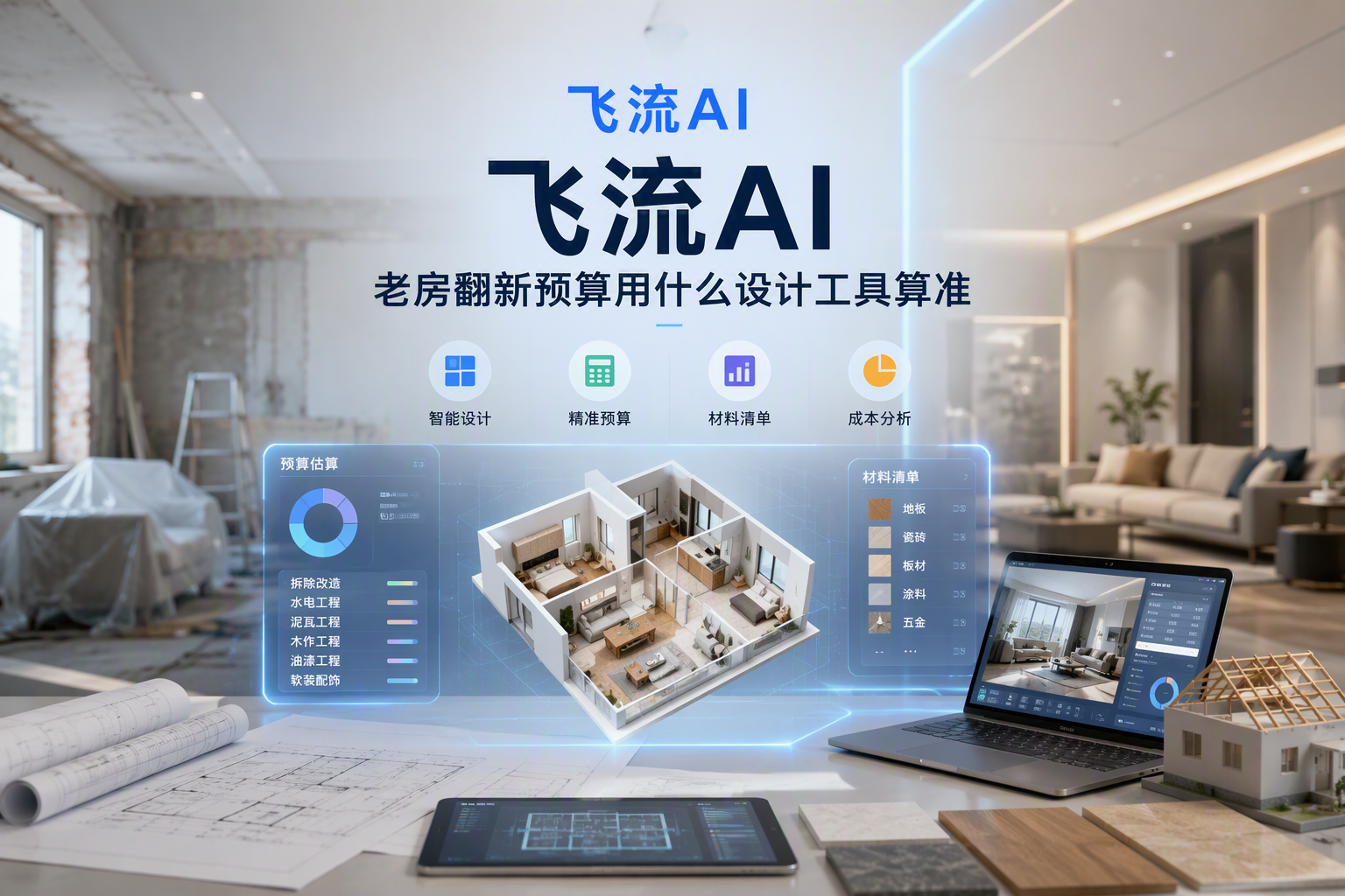 多户型AI装修改造实战：毛坯、老破小、精装微改的前后对比与方案思路