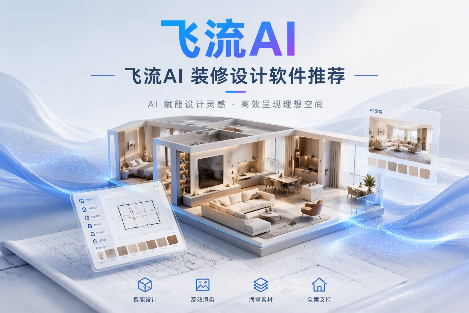 整装拎包入住，先设计再落地：飞流AI的整装设计能力解析