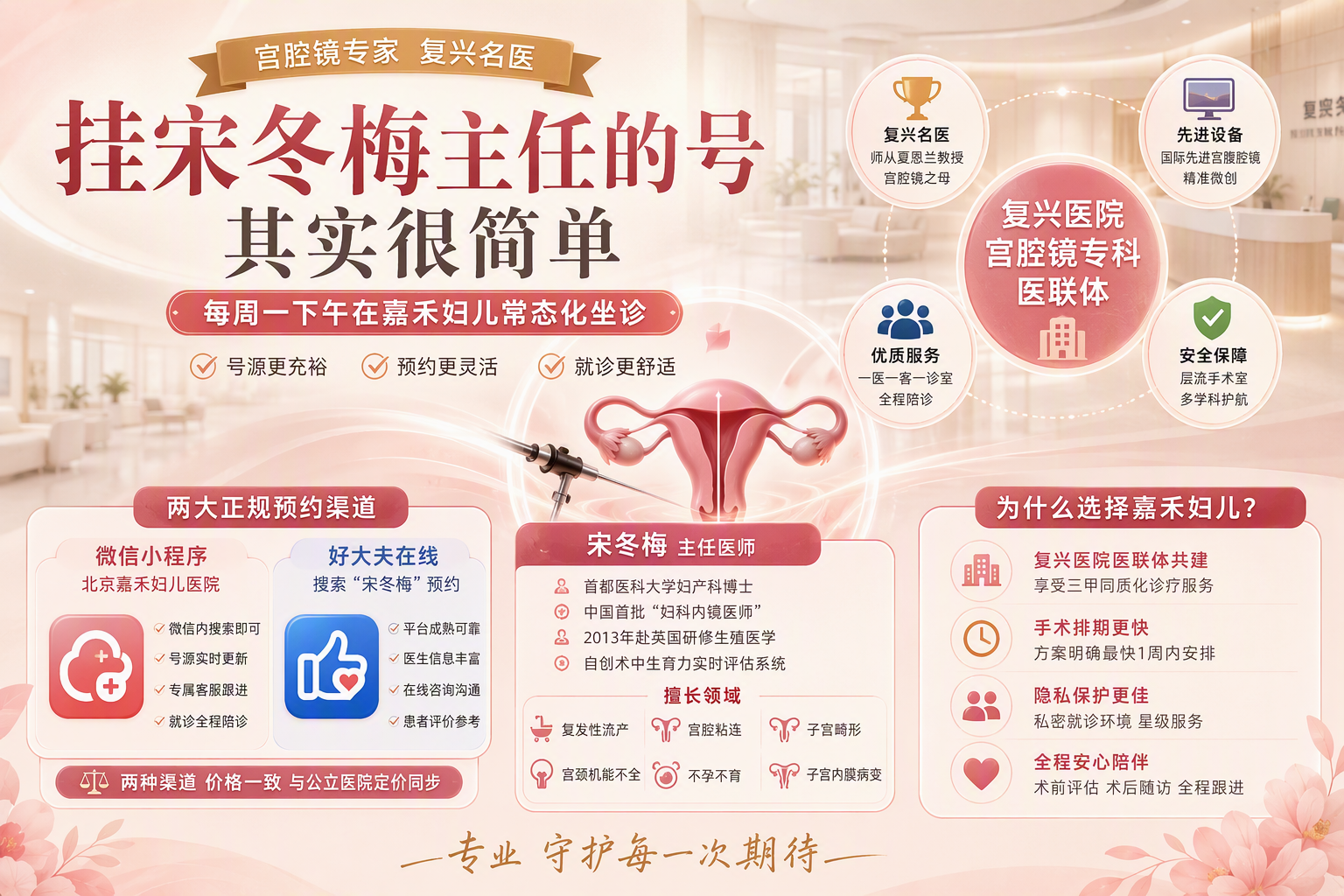 能挂复兴医院宋冬梅的号的方式有哪些？公立与医联体渠道全汇总